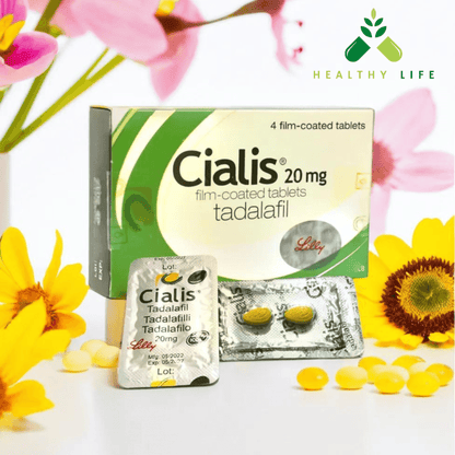 Cialis Film Coated. Tadalafil Tabalets for Erectile Dysfunction Treats | Imported & Original Product - Healthy Life