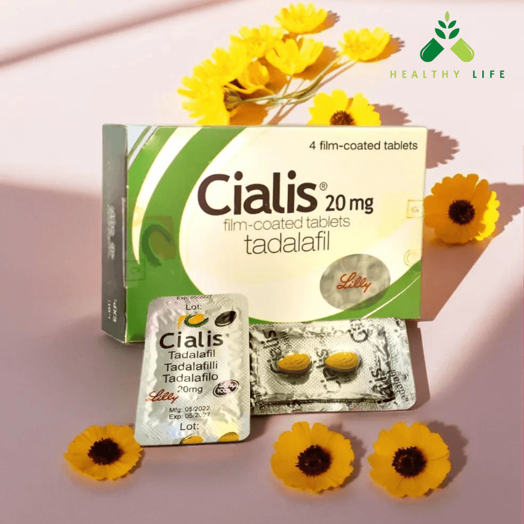 Cialis Film Coated. Tadalafil Tabalets for Erectile Dysfunction Treats | Imported & Original Product - Healthy Life