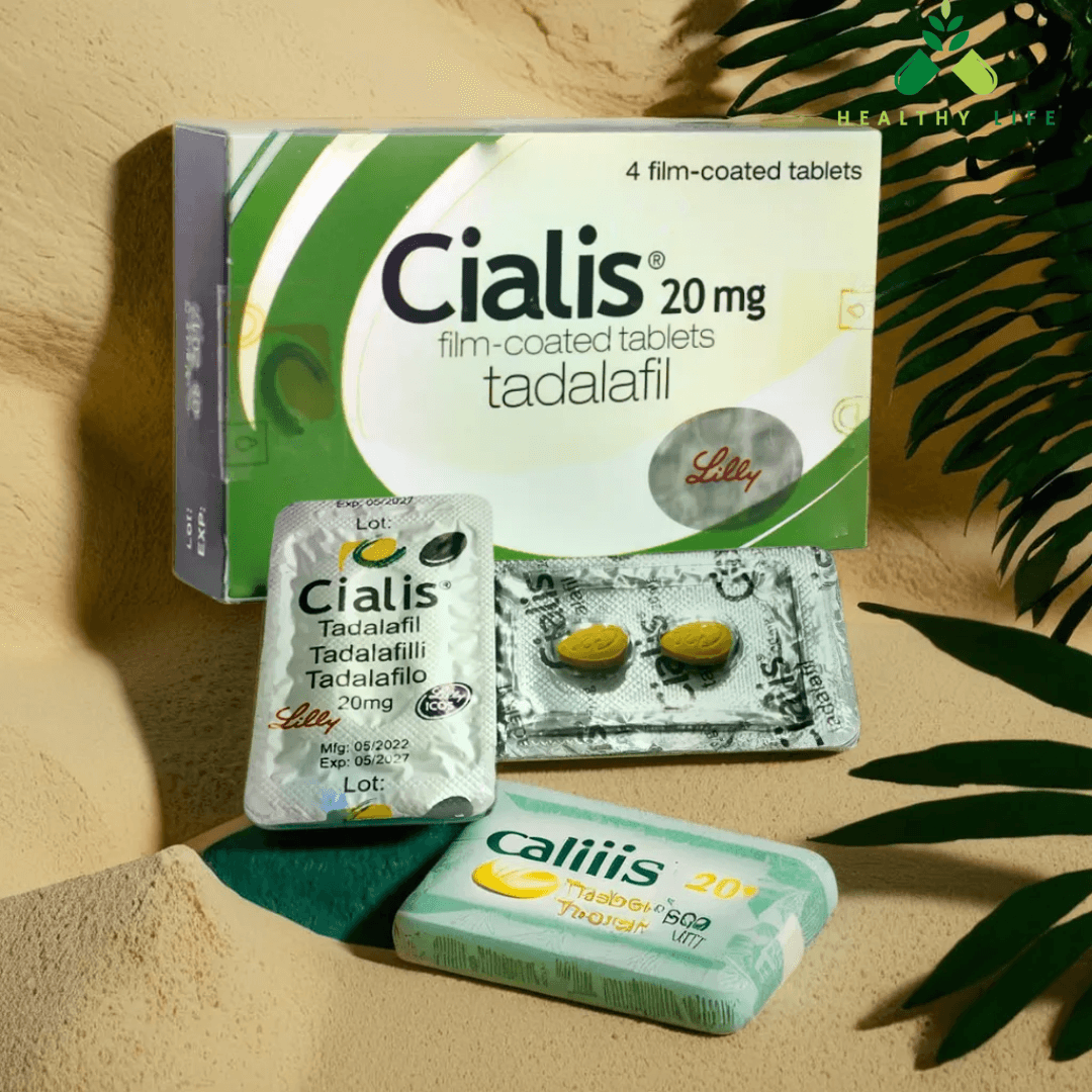 Cialis Film Coated. Tadalafil Tabalets for Erectile Dysfunction Treats | Imported & Original Product - Healthy Life